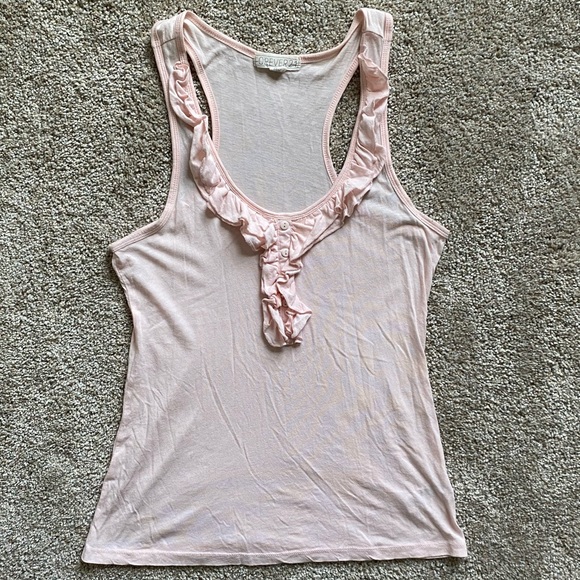 Forever 21 Ruffled Racerback Tank - Picture 1 of 2